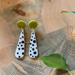 Polymer Clay Drop Earrings